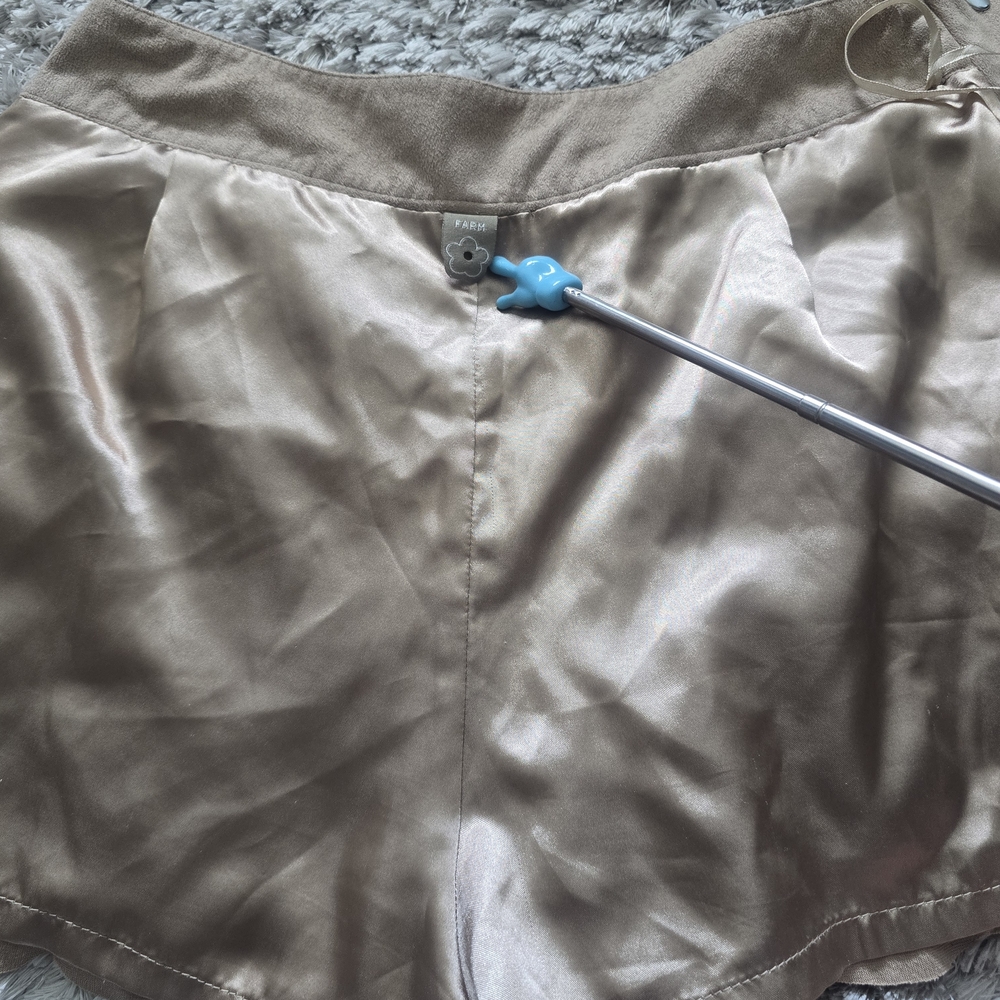 FARM Rio High Waist Tan Shorts - Picture 7 of 12